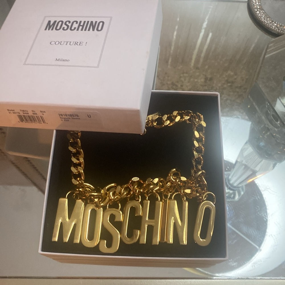 Moschino logo lettering choker WMNS - Picture 3 of 3